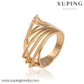 11584-Chine Xuping Mode élégante pour femme avec des anneaux de mariage plaqué or 18k